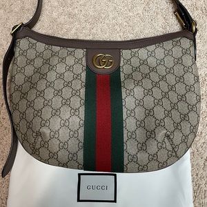 Women’s Ophidia GG shoulder bag Leather/Canvas